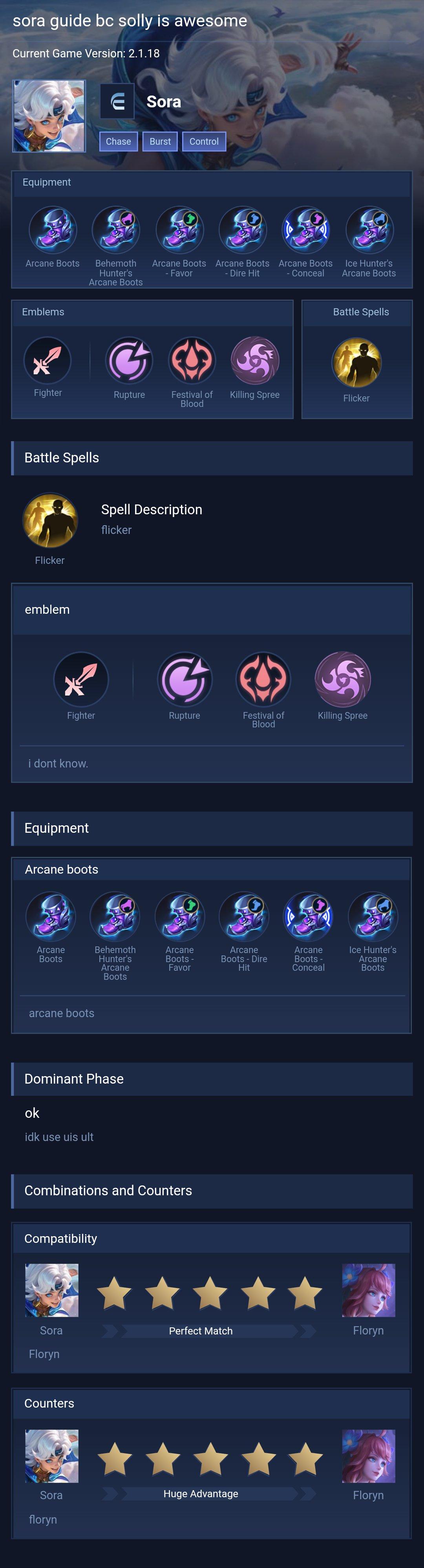 sora guide bc solly is awesome