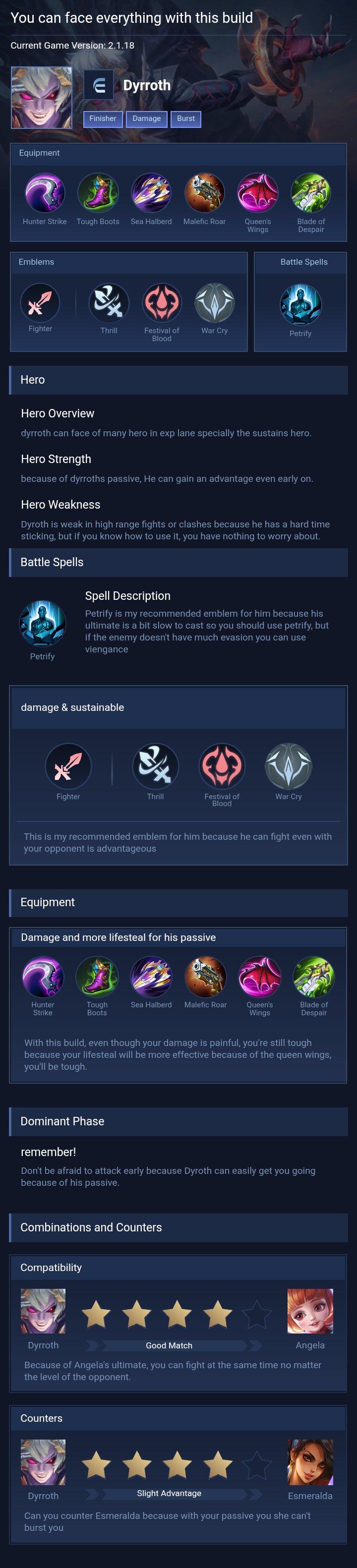 You can face everything with this build