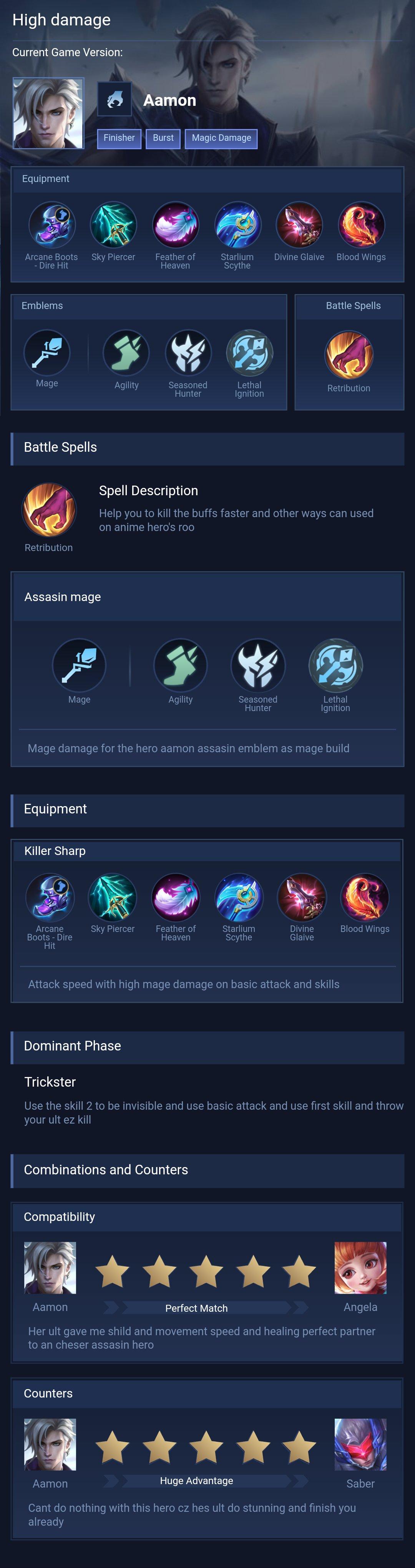 High damage