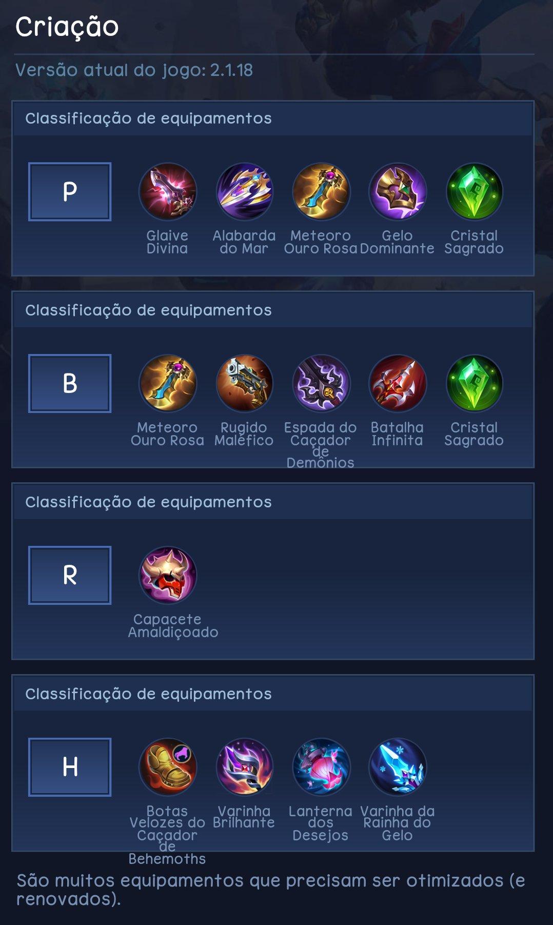 Criação
