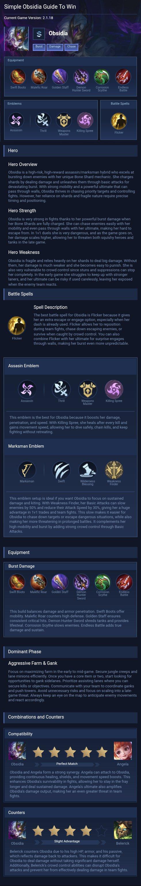 Simple Obsidia Guide To Win