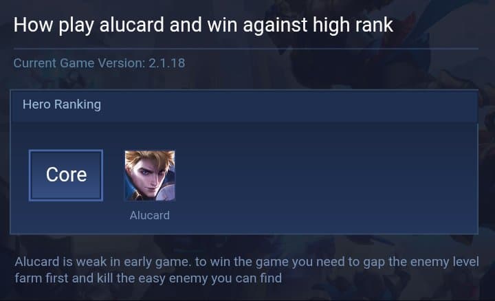 How play alucard and win against high rank