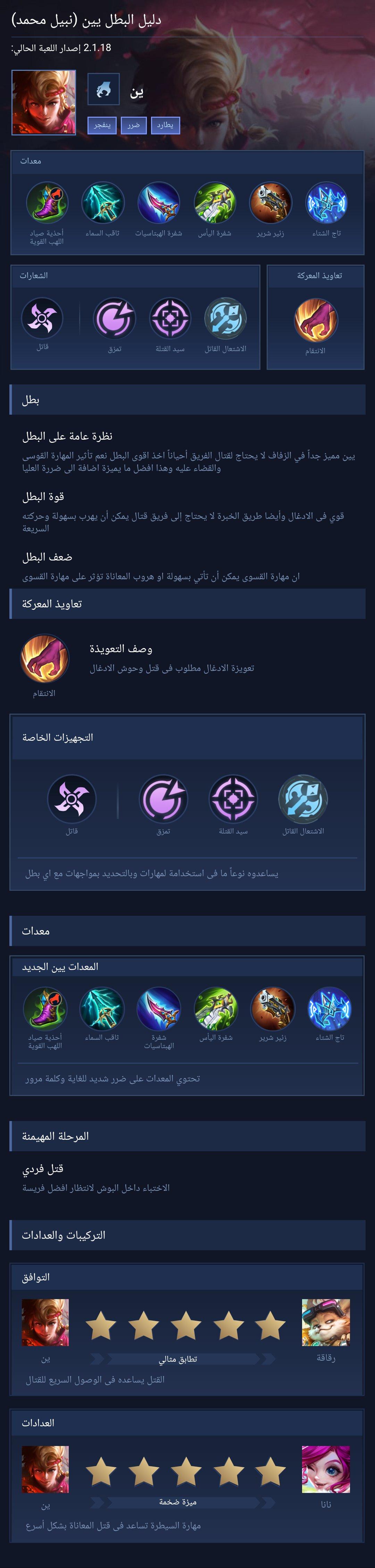 دليل البطل يين (نبيل محمد)