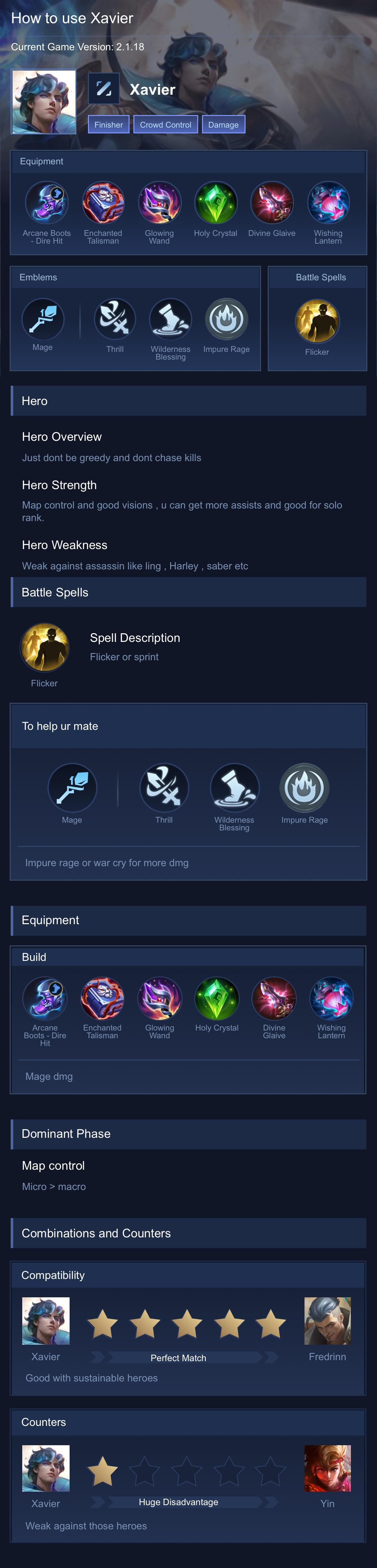How to use Xavier