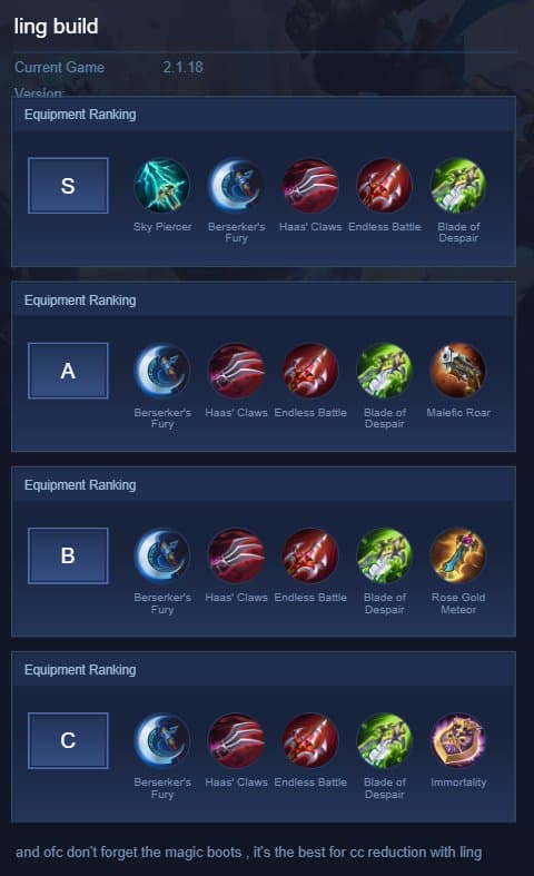 ling build