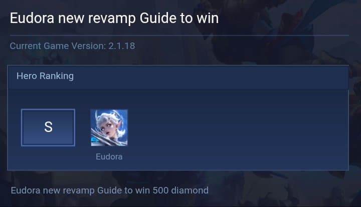 Eudora new revamp Guide to win