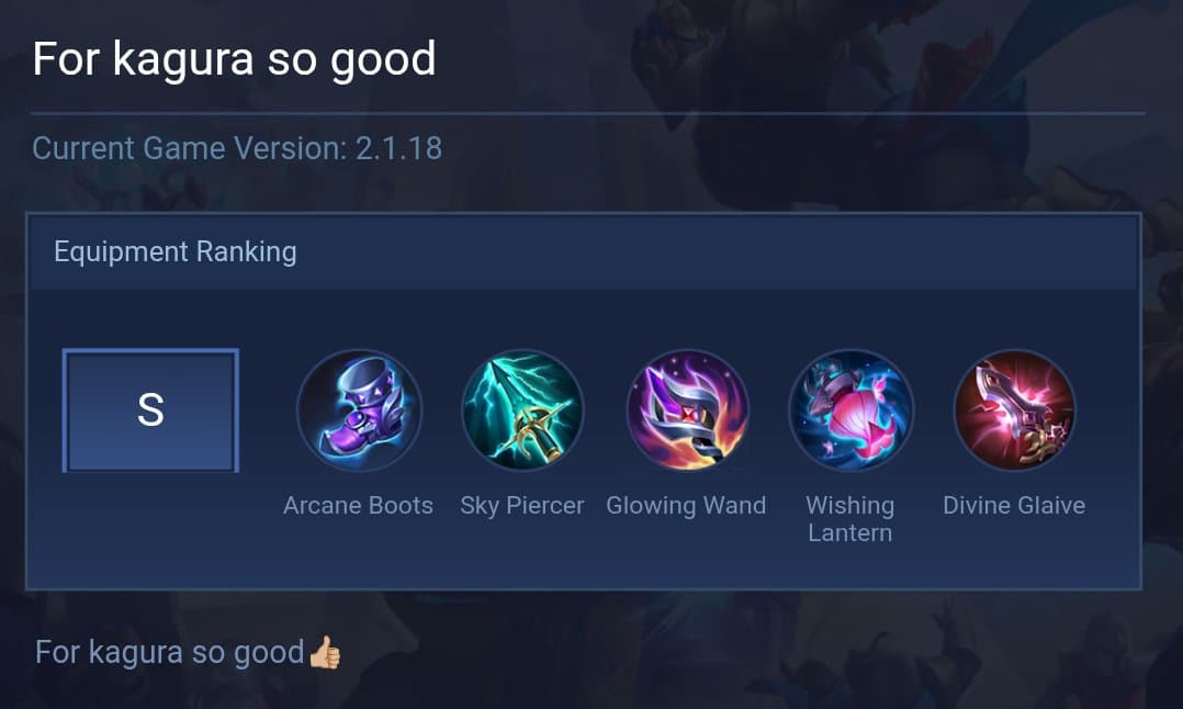 For kagura so good
