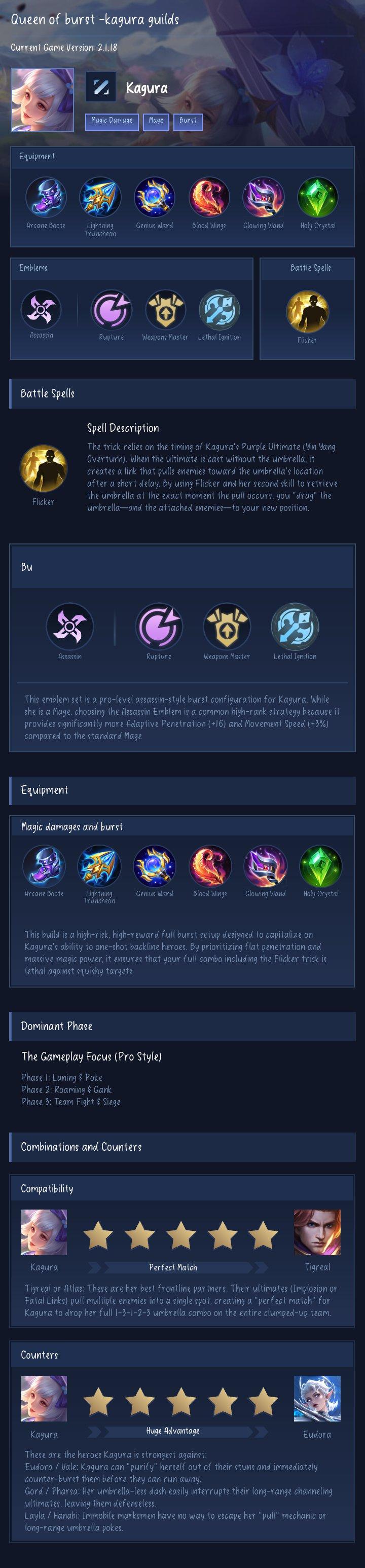 Queen of burst -kagura guilds