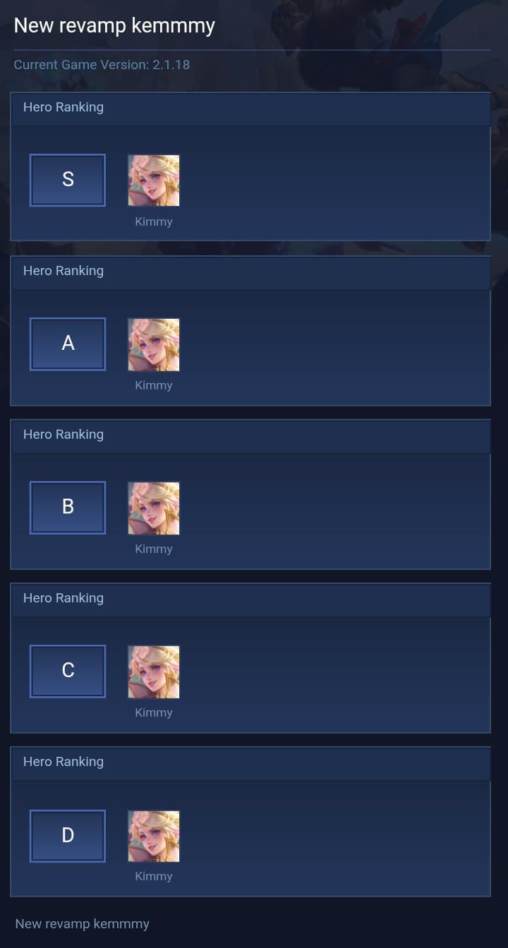 New revamp kemmmy