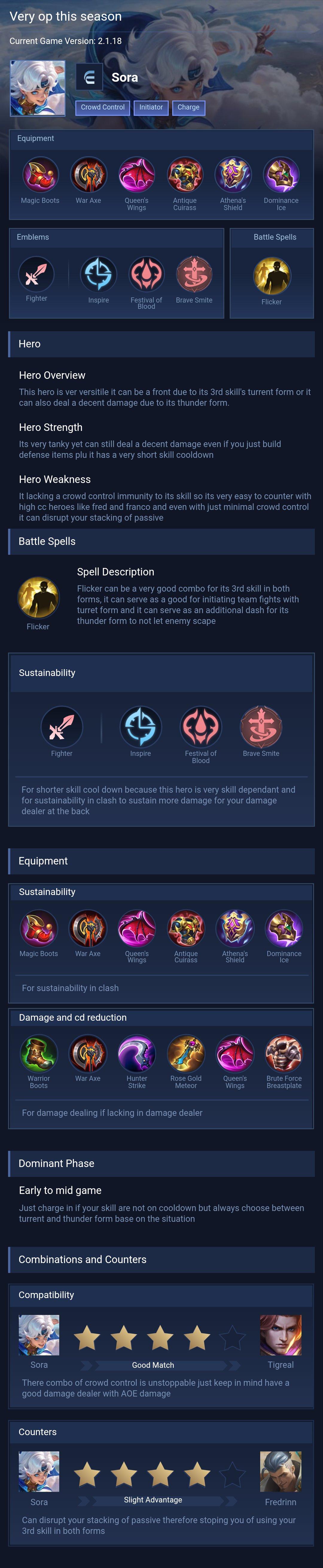 Very op this season