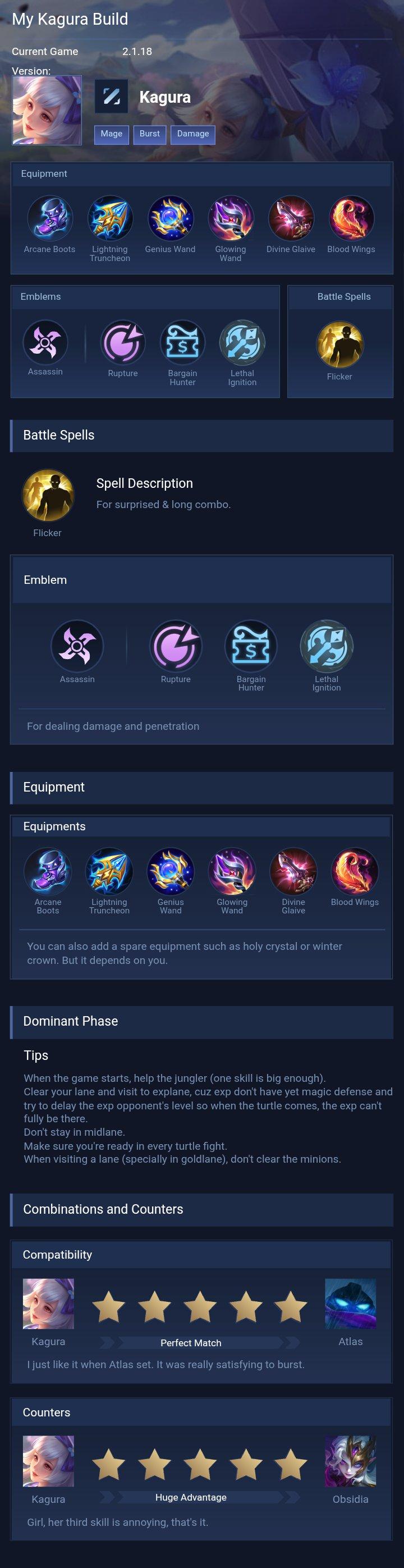 My Kagura Build