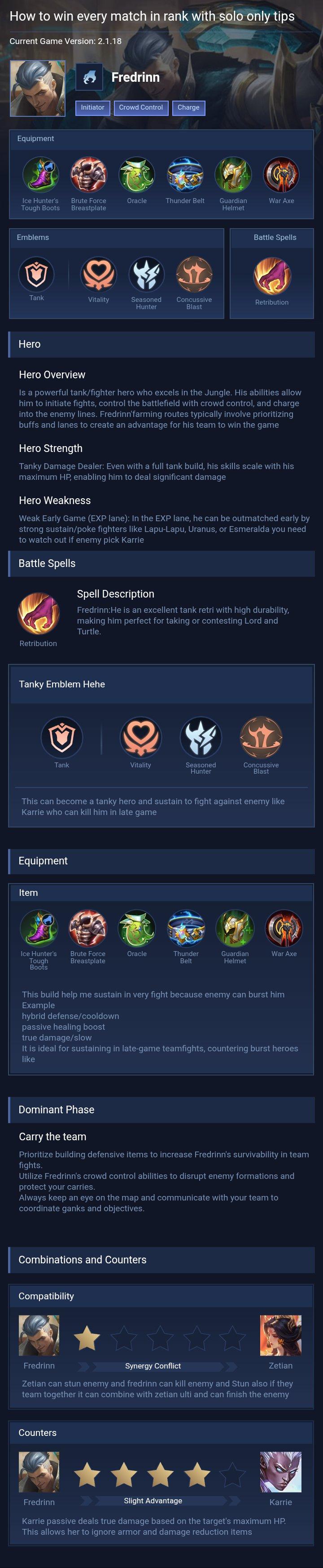 How to win every match in rank with solo only tips