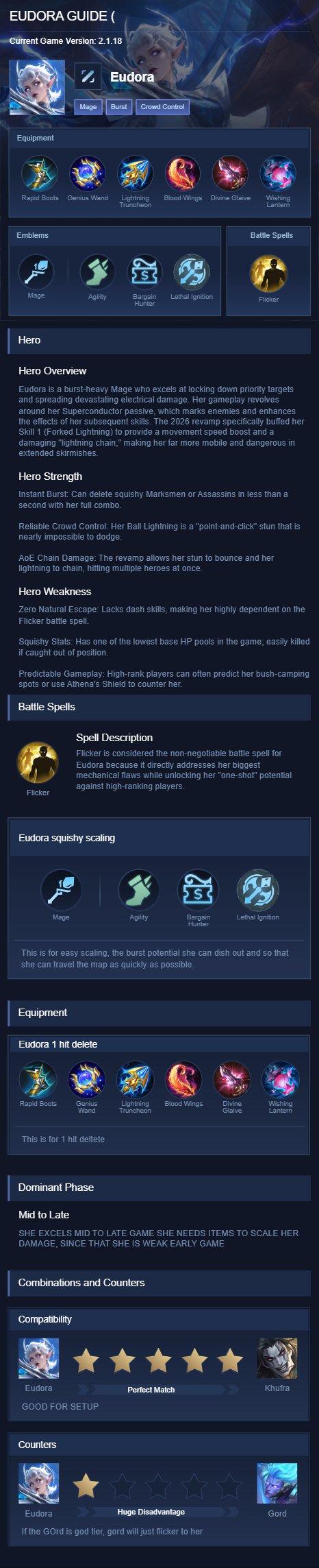 EUDORA GUIDE (