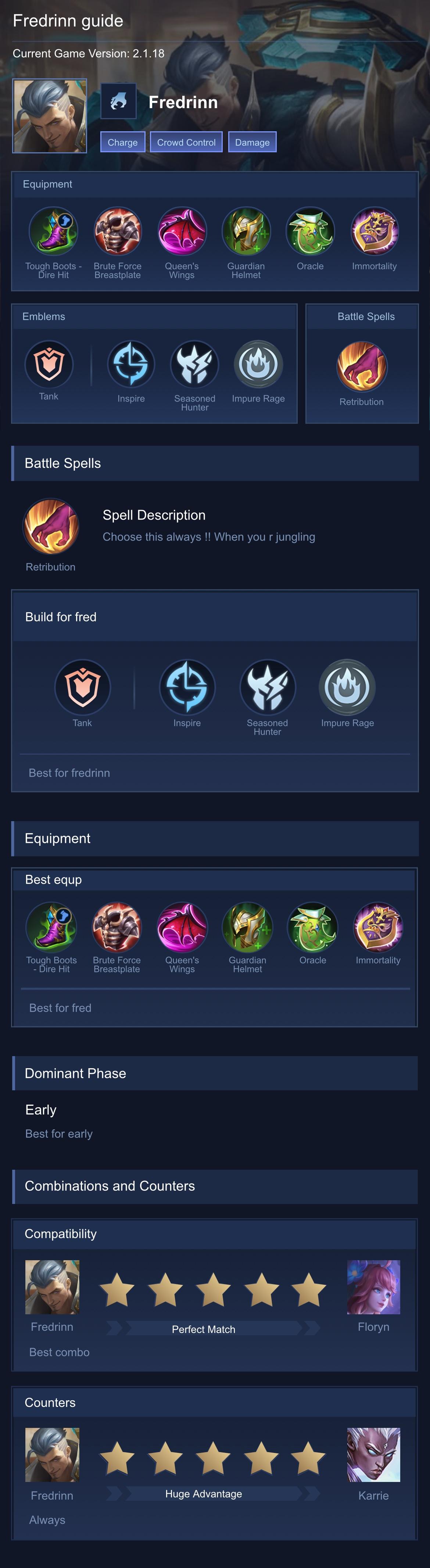 Fredrinn guide