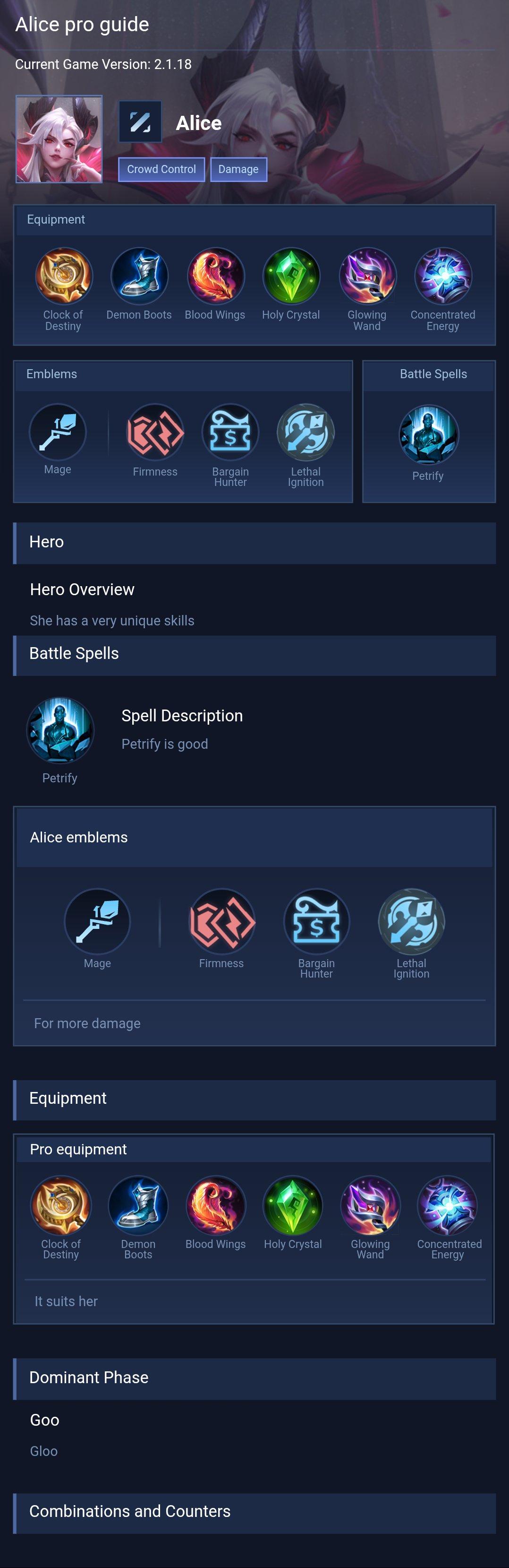 Alice pro guide