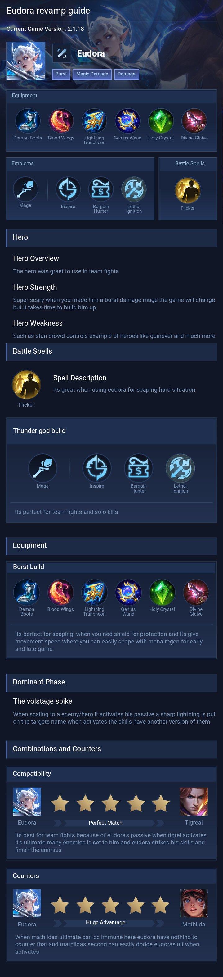 Eudora revamp guide