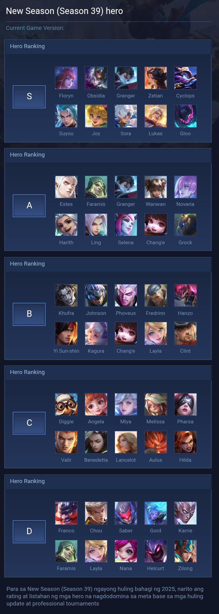 New Season (Season 39) hero