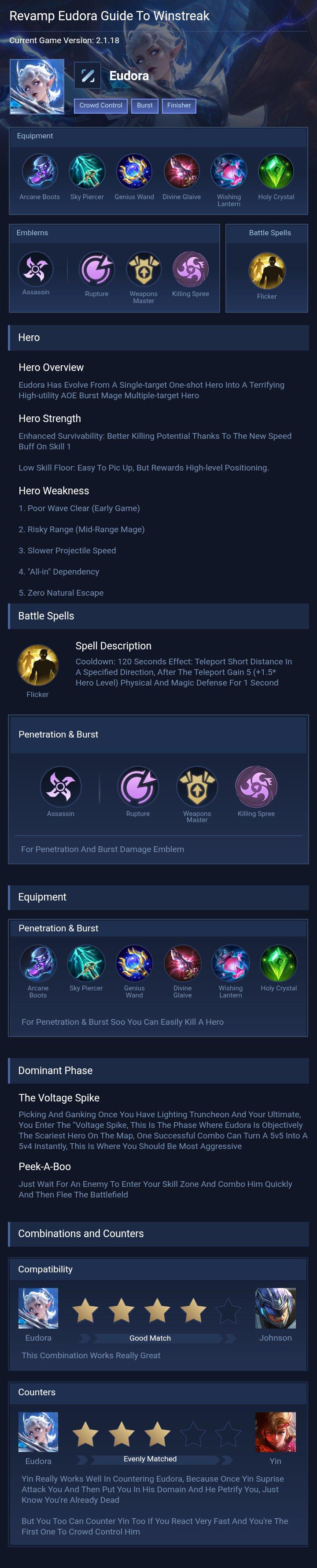 Revamp Eudora Guide To Winstreak