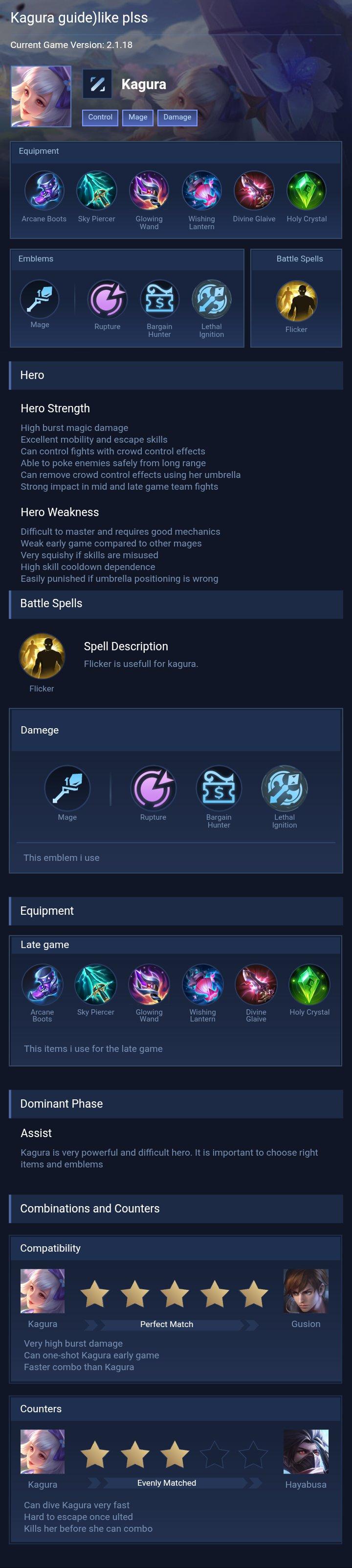 Kagura guide)like plss