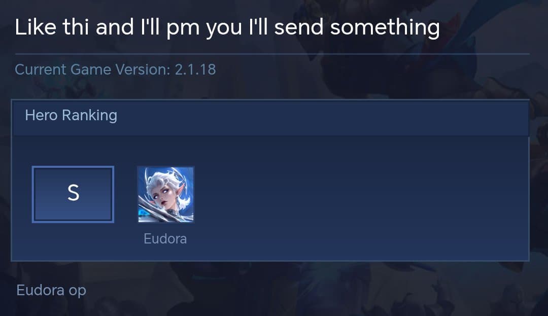 Like thi and I'll pm you I'll send something
