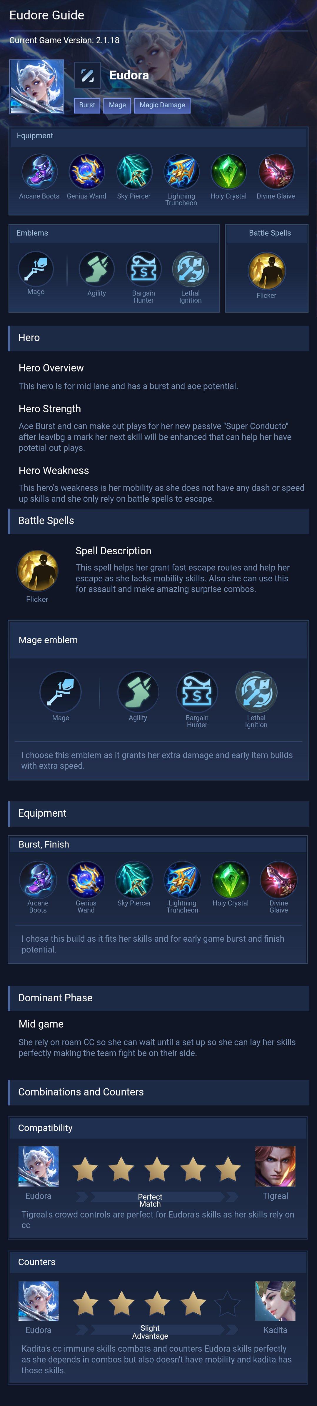 Eudore Guide