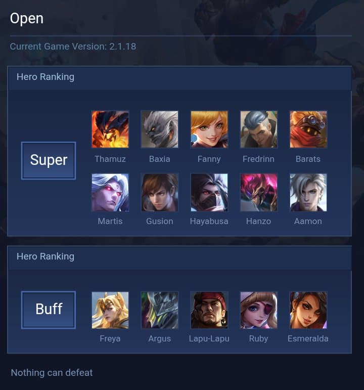 Open