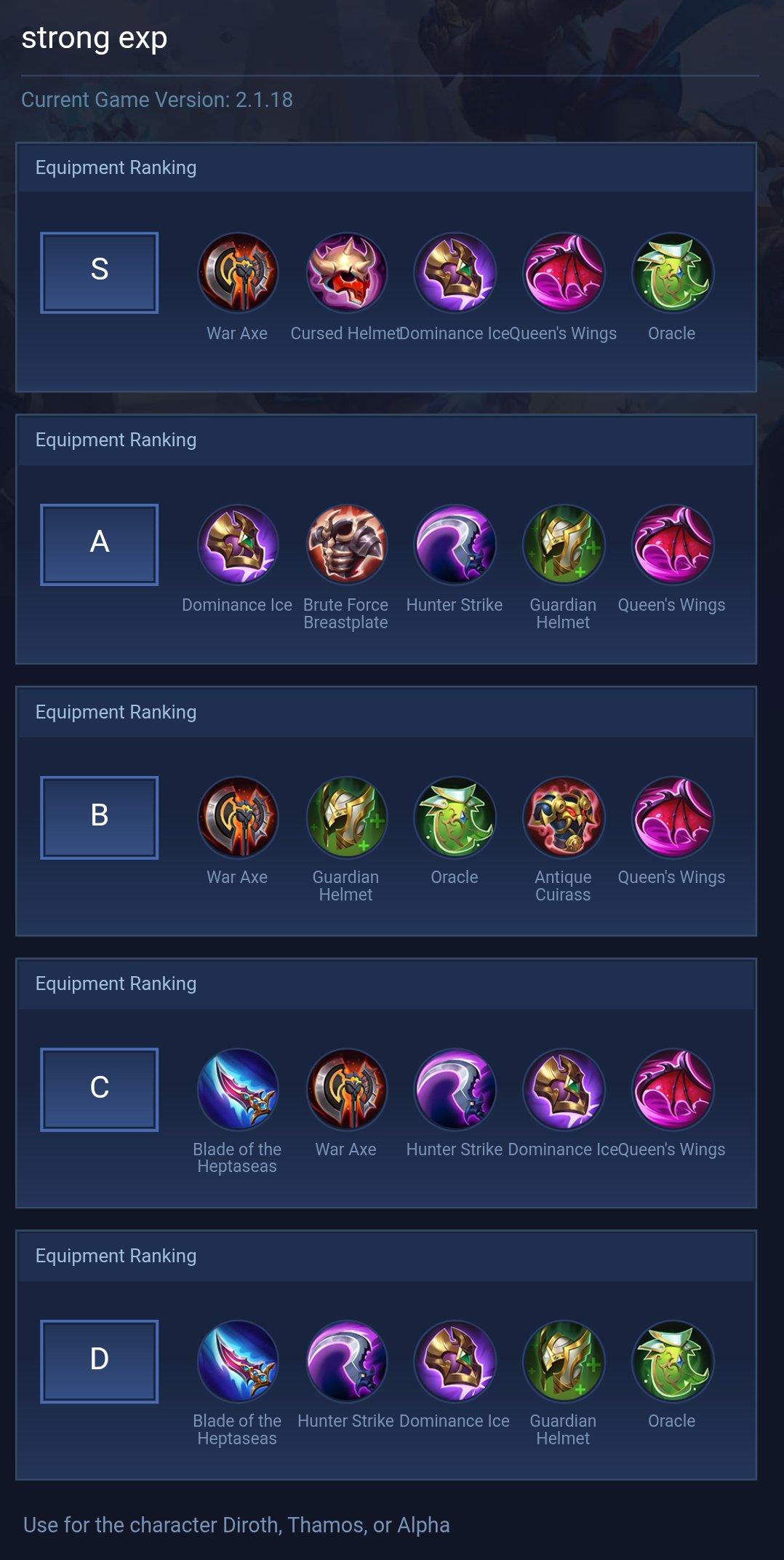 strong exp