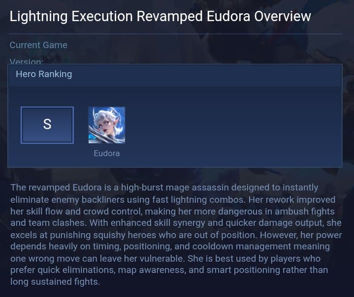 Lightning Execution  Revamped Eudora Overview