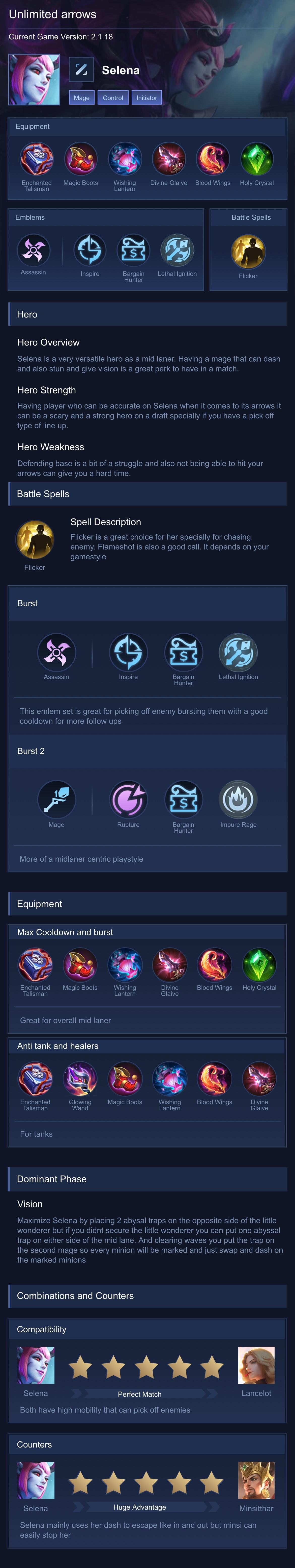 Unlimited arrows