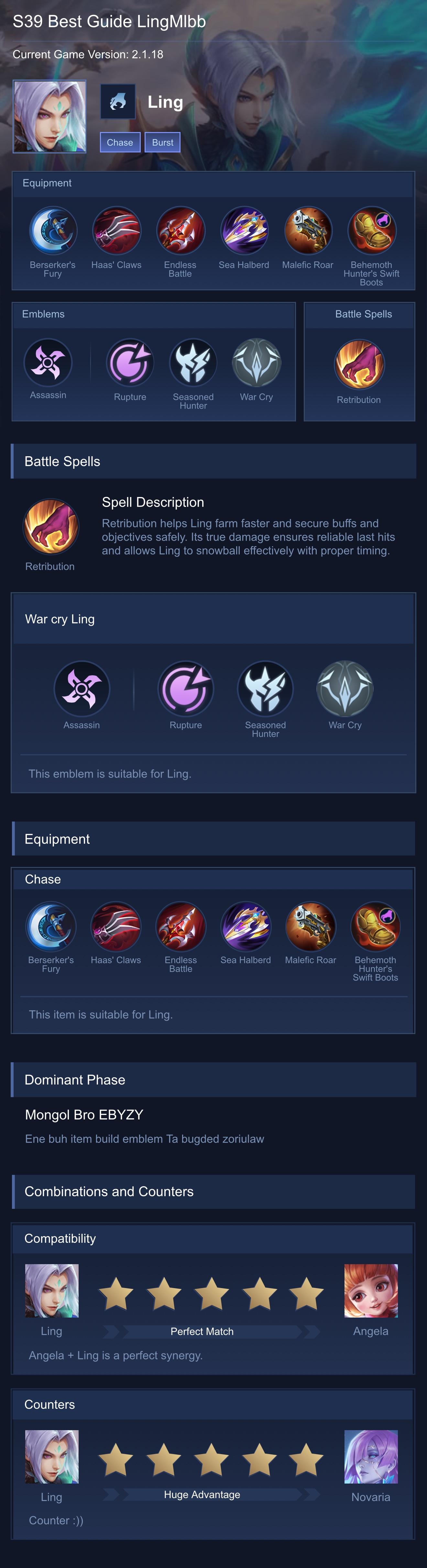 S39 Best Guide LingMlbb