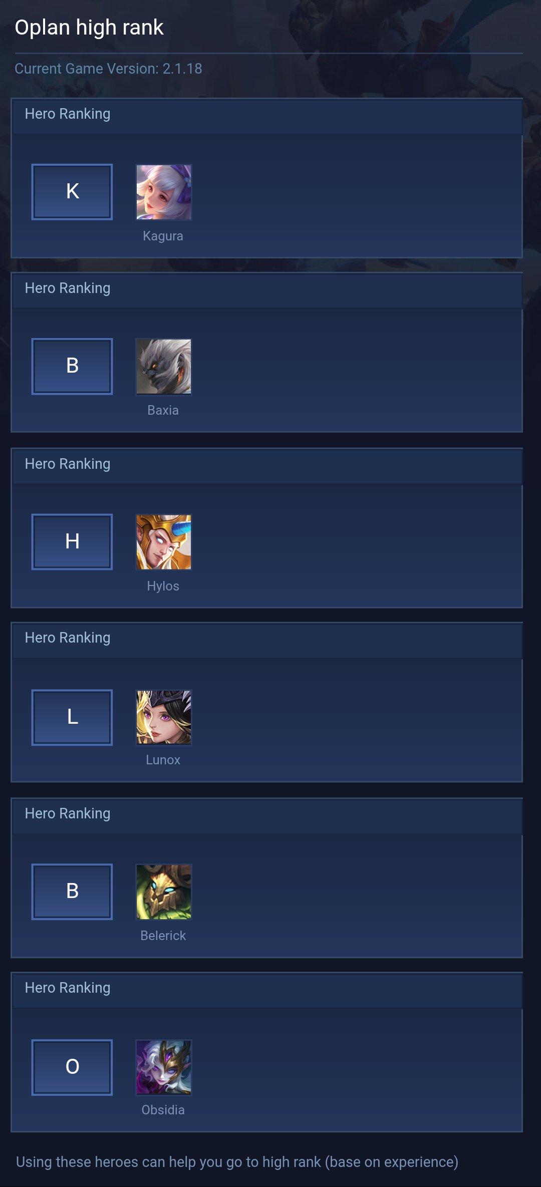 Oplan high rank