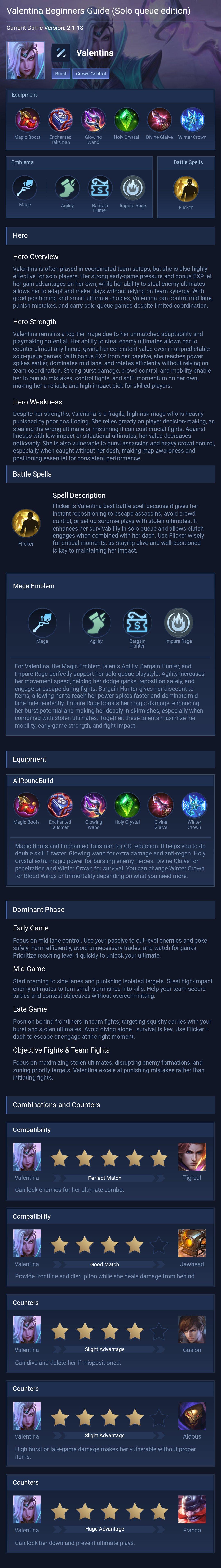 Valentina Beginners Guide (Solo queue edition)