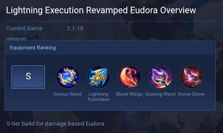 Lightning Execution Revamped Eudora Overview