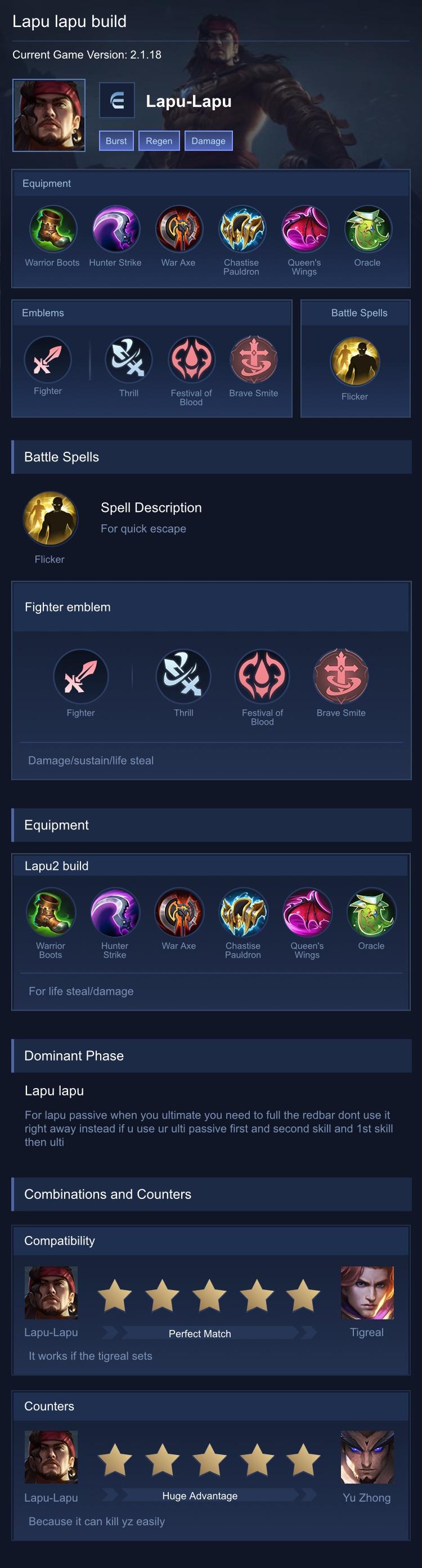 Lapu lapu build