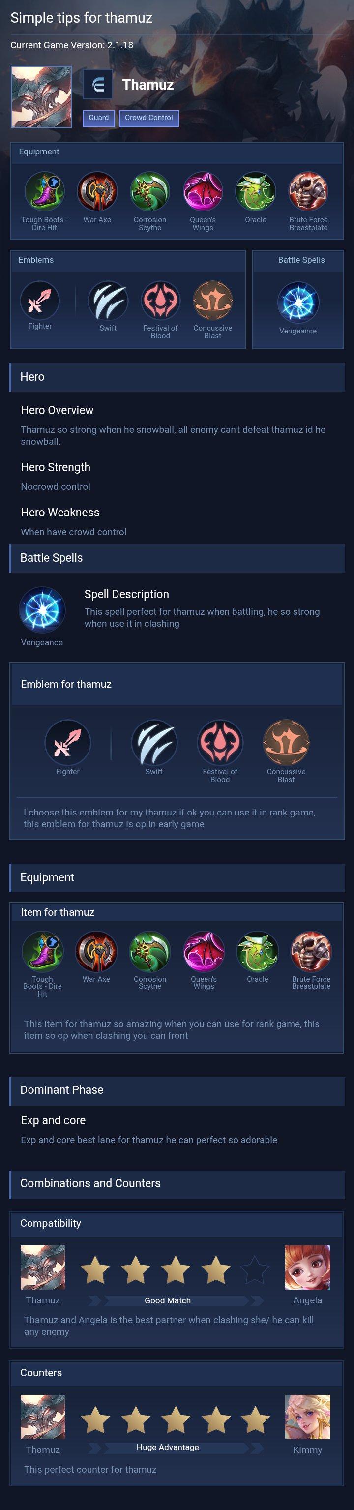 Simple tips for thamuz