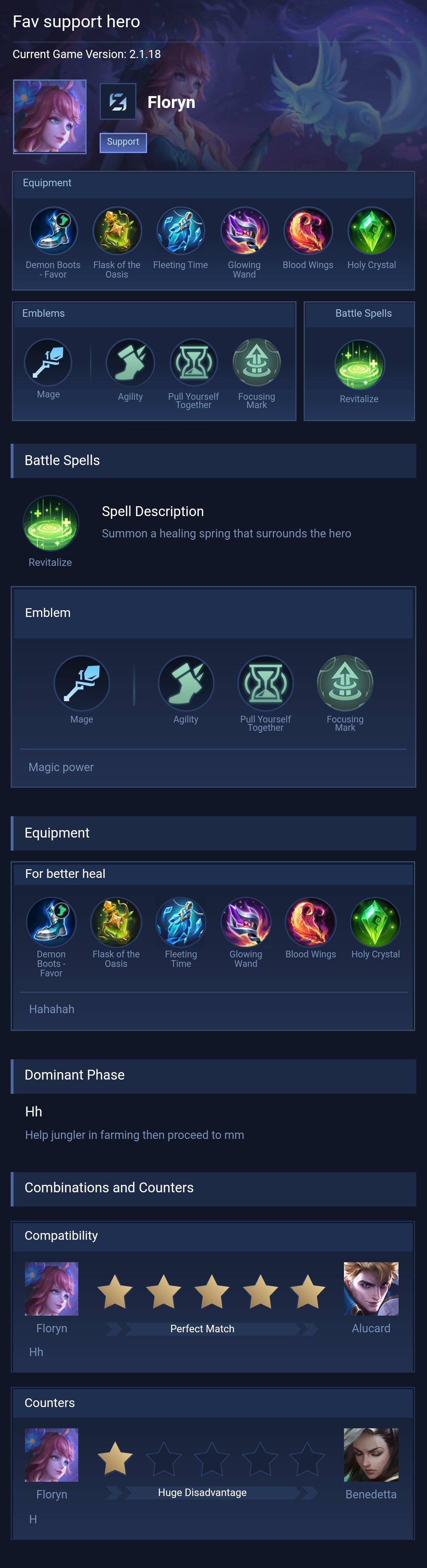 Fav support hero