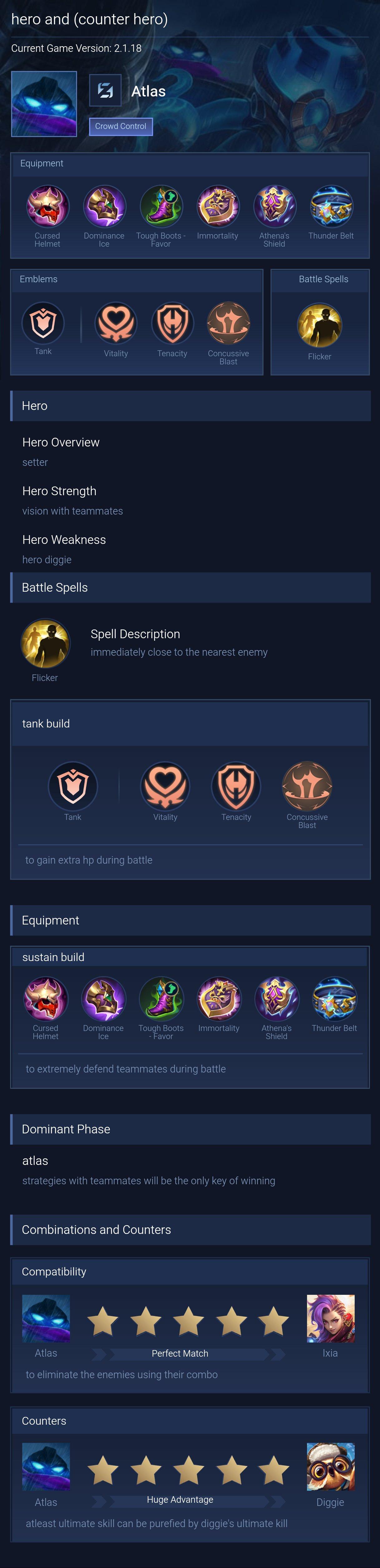 hero and (counter hero)