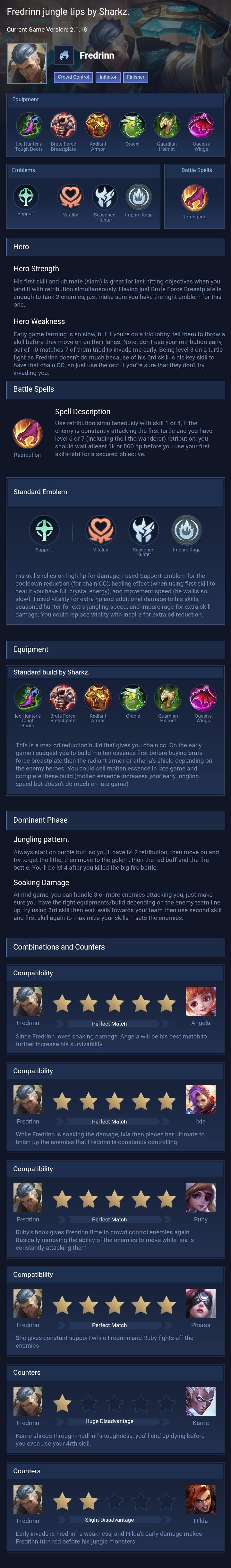 Fredrinn jungle tips by Sharkz.