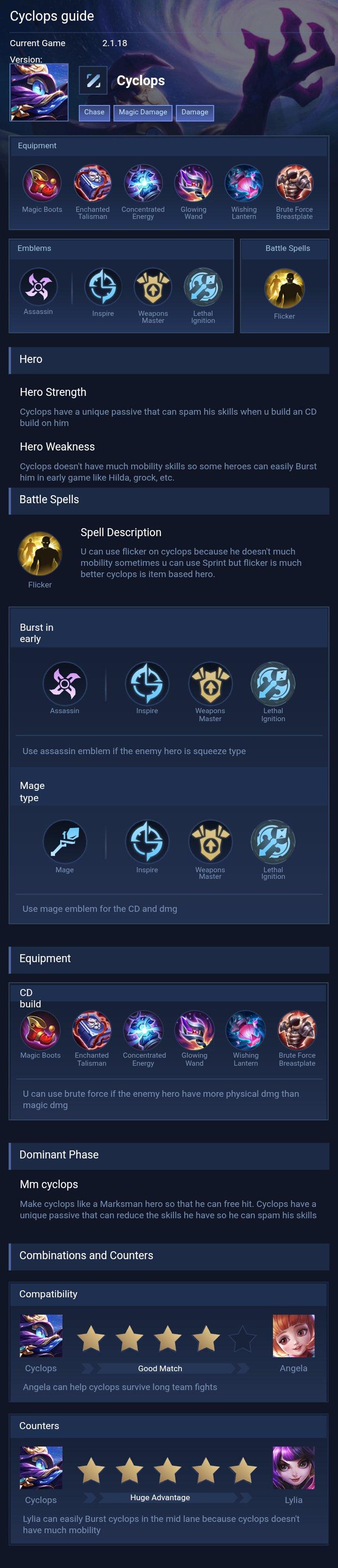 Cyclops guide