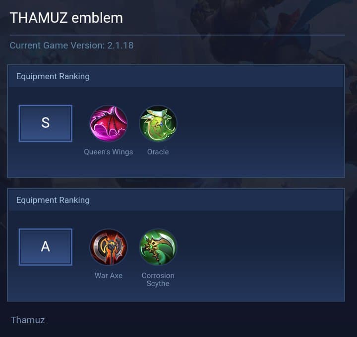 THAMUZ emblem