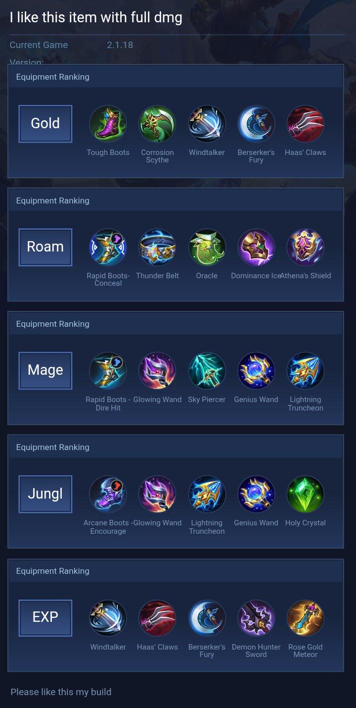 I like this item with full dmg