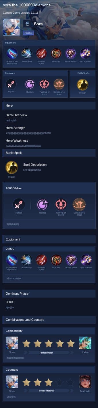 sora the 1000000diamons