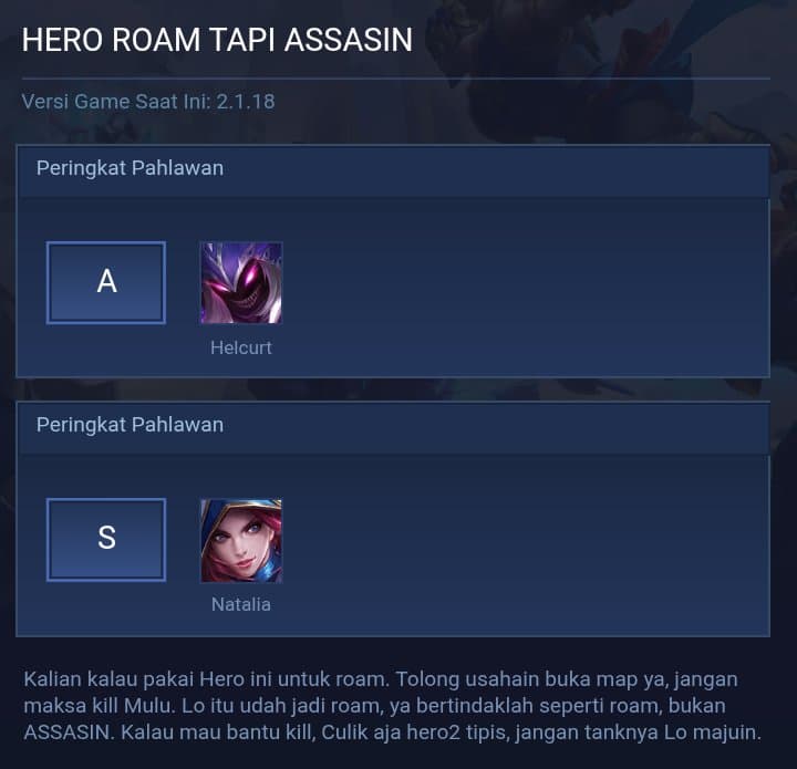 HERO ROAM TAPI ASSASIN