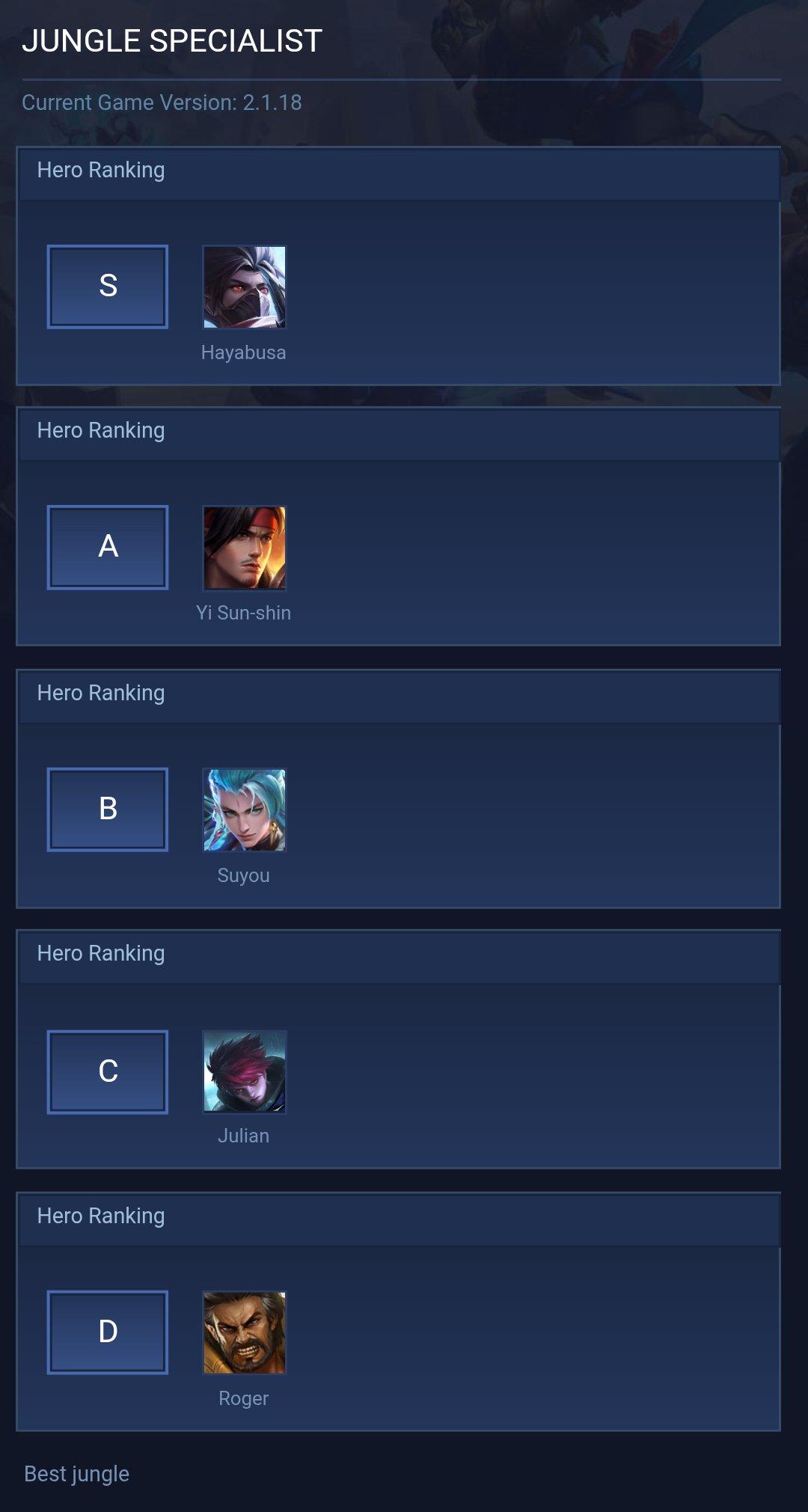 JUNGLE SPECIALIST
