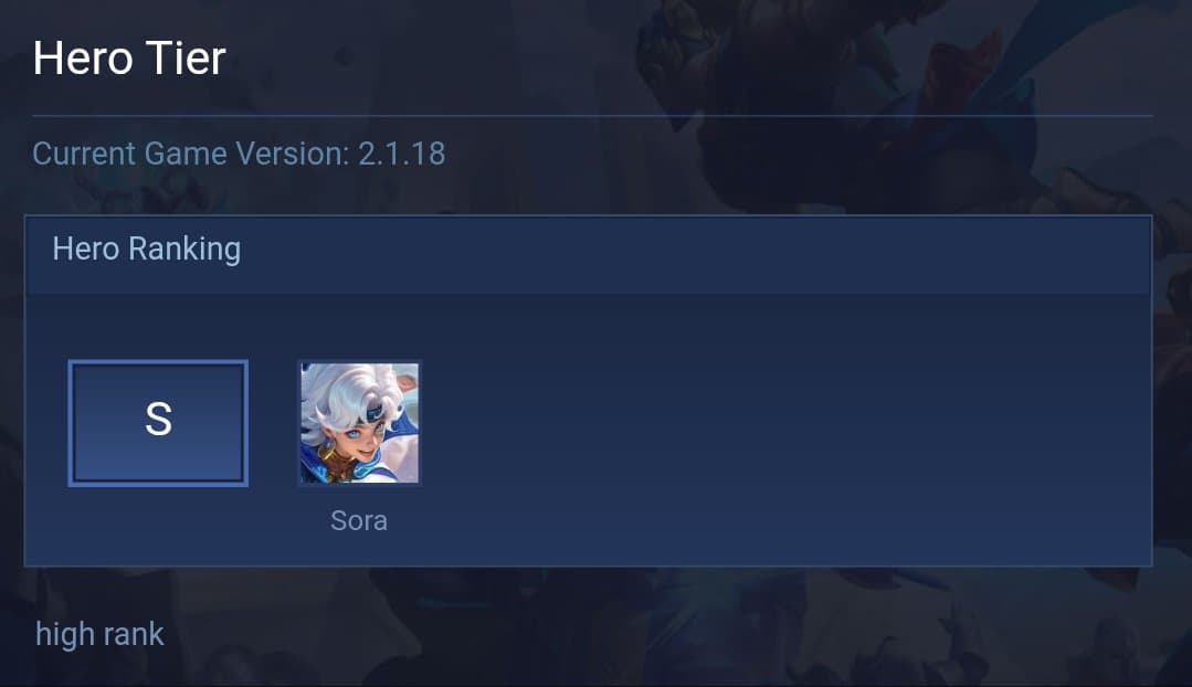 Hero Tier