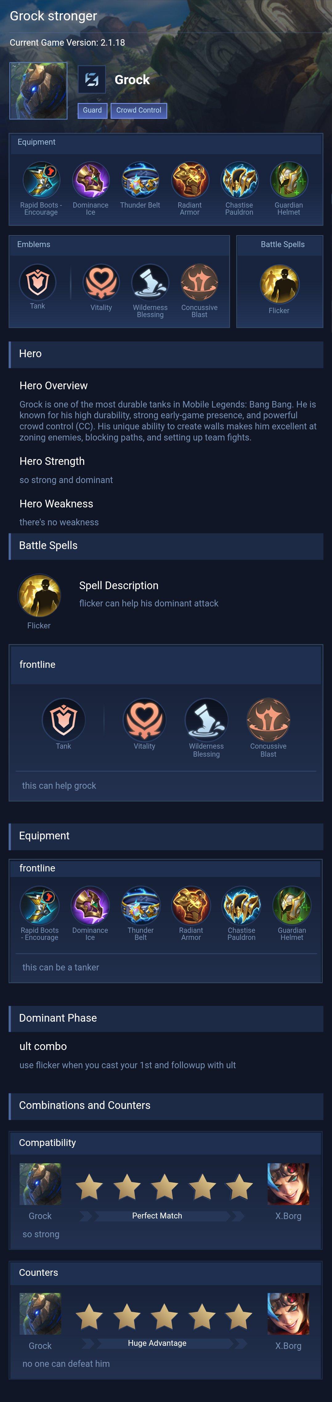 Grock stronger
