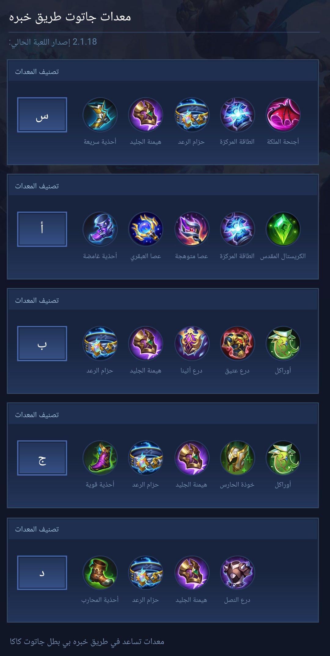 معدات جاتوت طريق خبره
