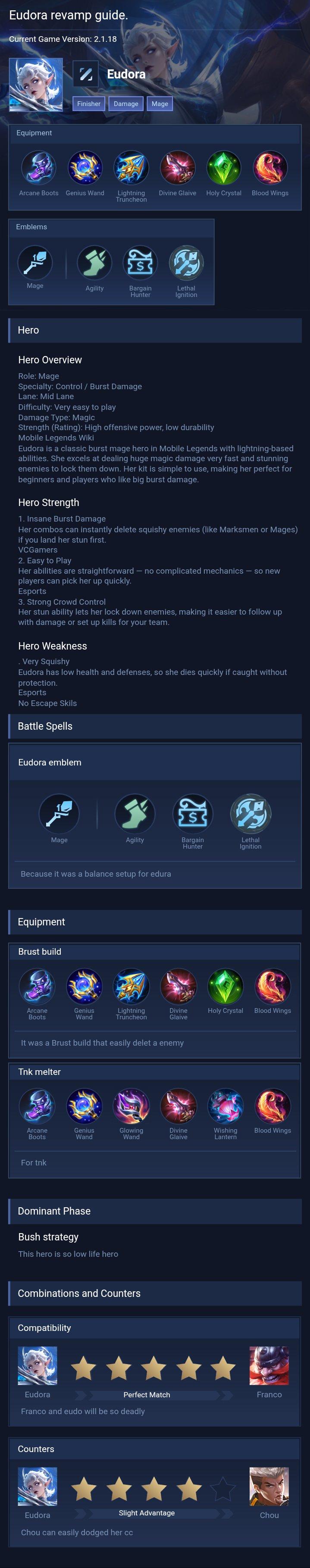 Eudora revamp guide.