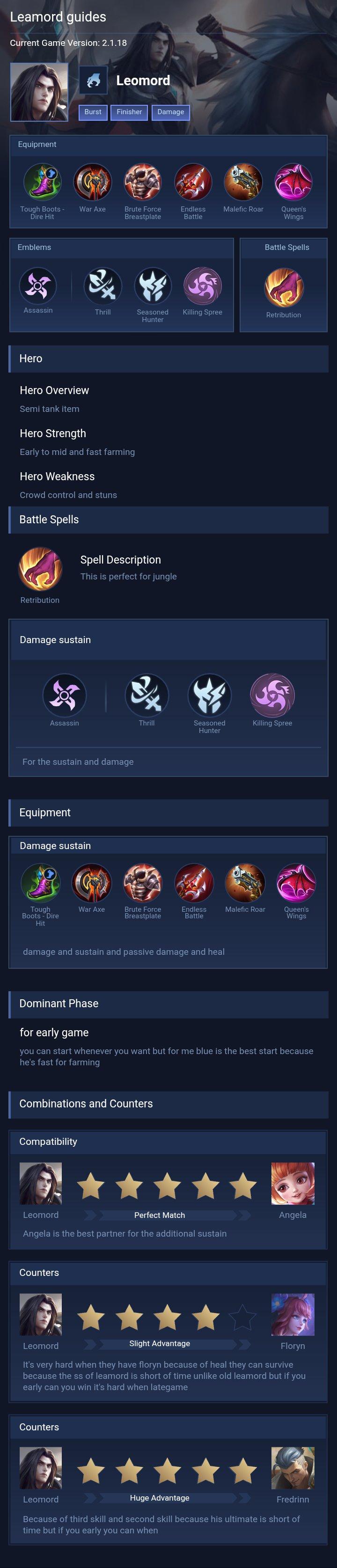Leamord guides