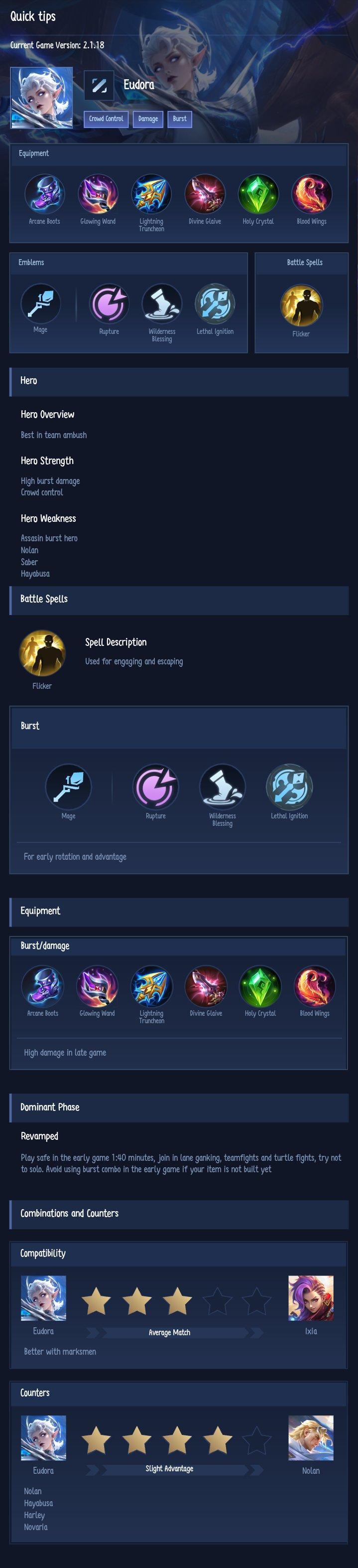 Quick tips